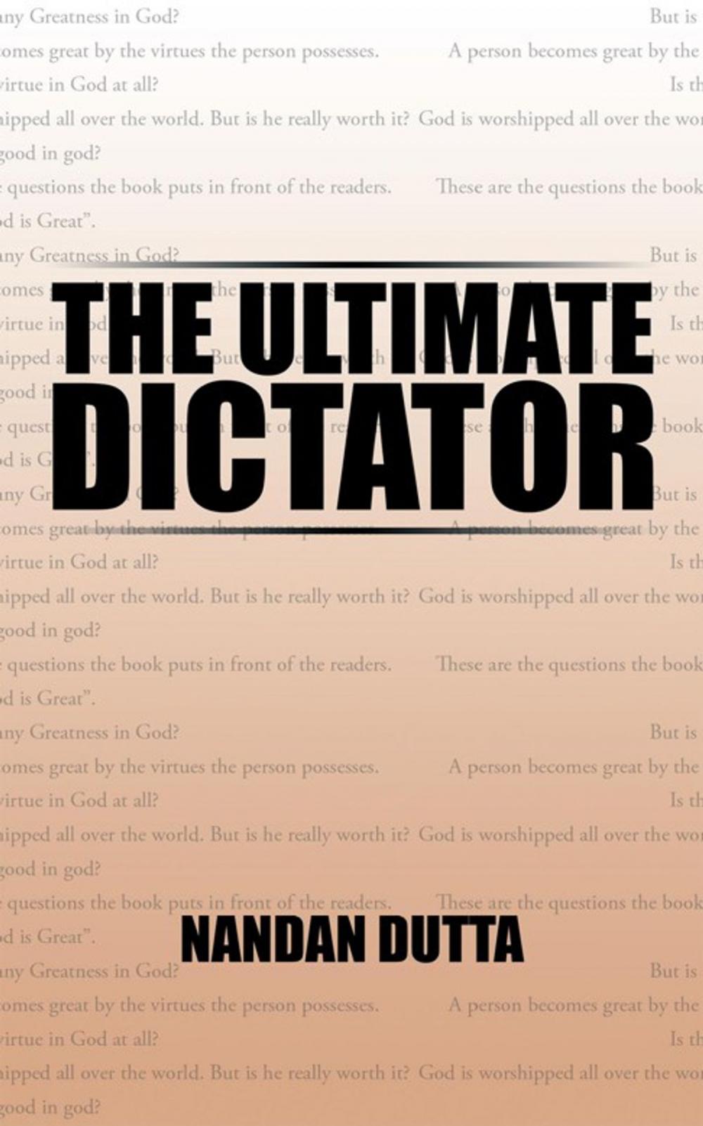 Big bigCover of The Ultimate Dictator