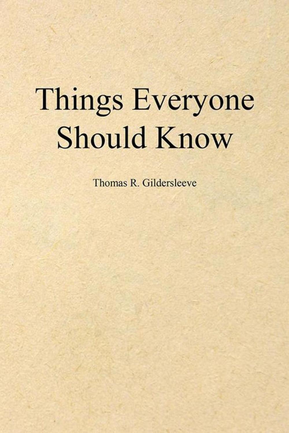 Big bigCover of Things Everyone Should Know