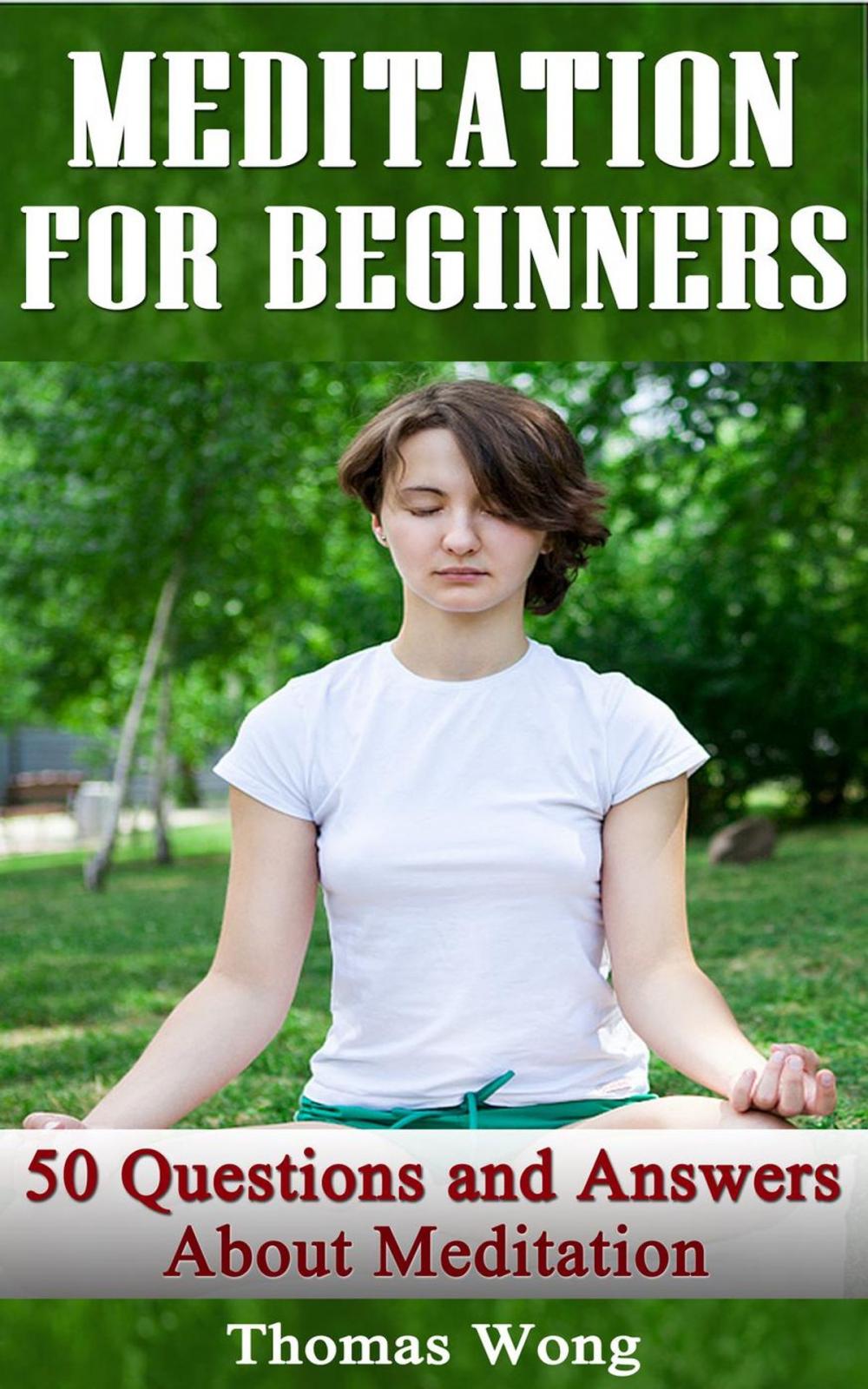 Big bigCover of Meditation for Beginners: 50 Questions and Answers About Meditation