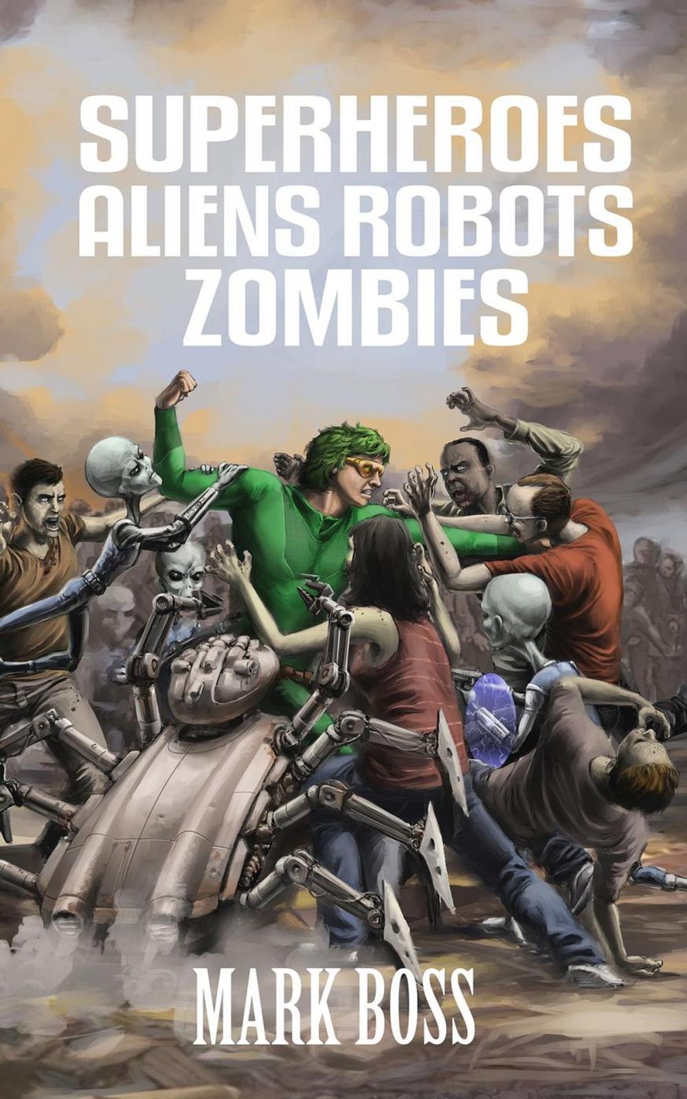 Big bigCover of Superheroes Aliens Robots Zombies