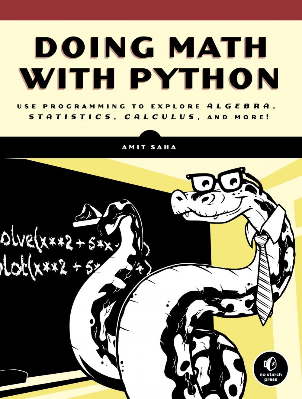 Big bigCover of Doing Math with Python