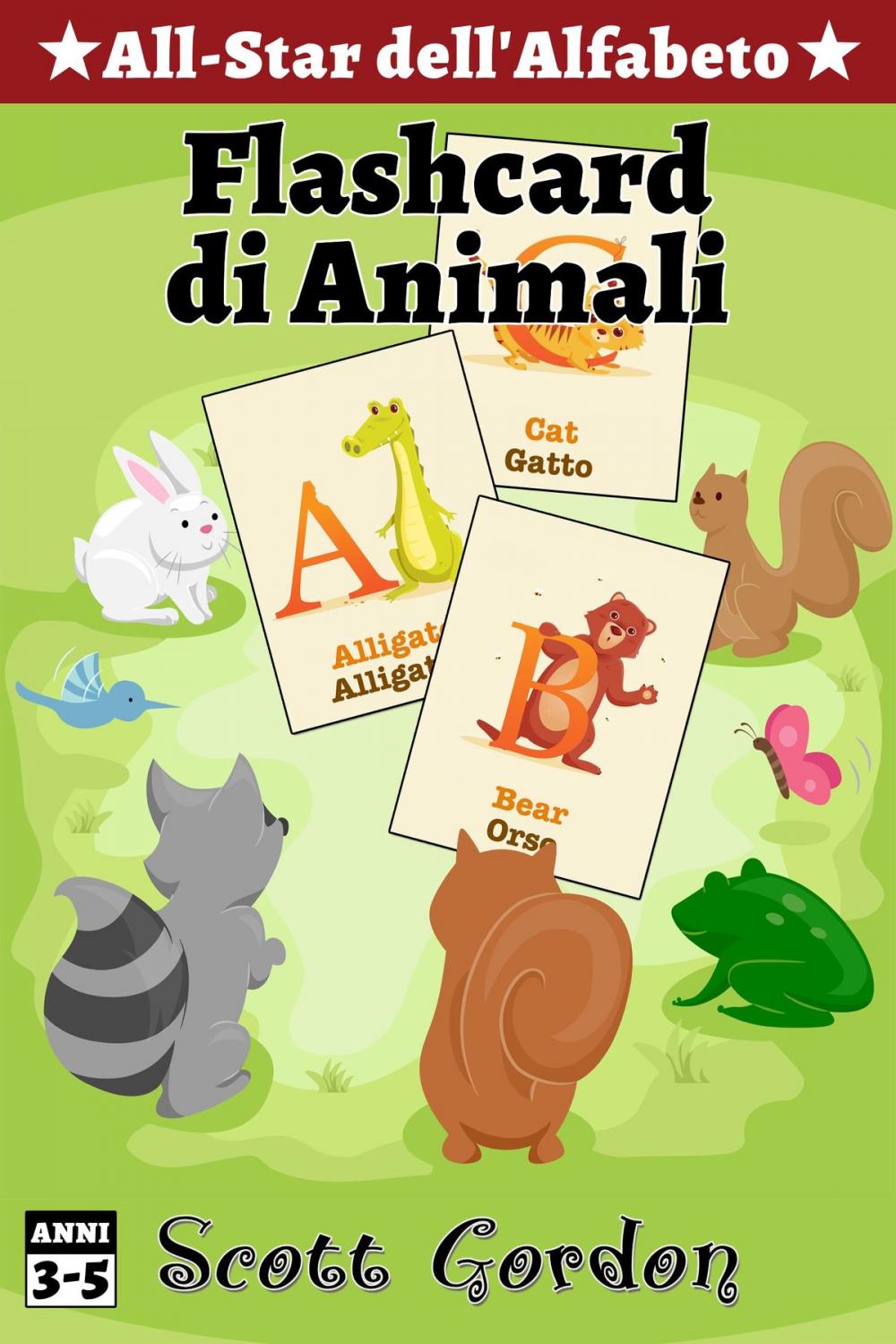 Big bigCover of All-Star dell'Alfabeto: Flashcard di Animali