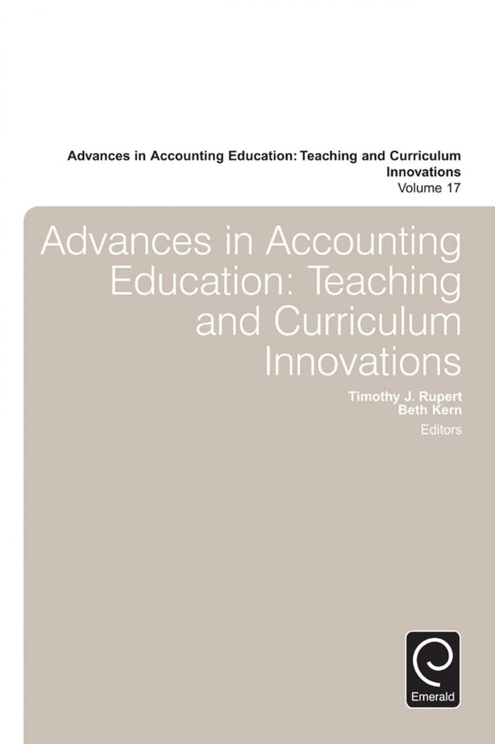 Big bigCover of Advances in Accounting Education