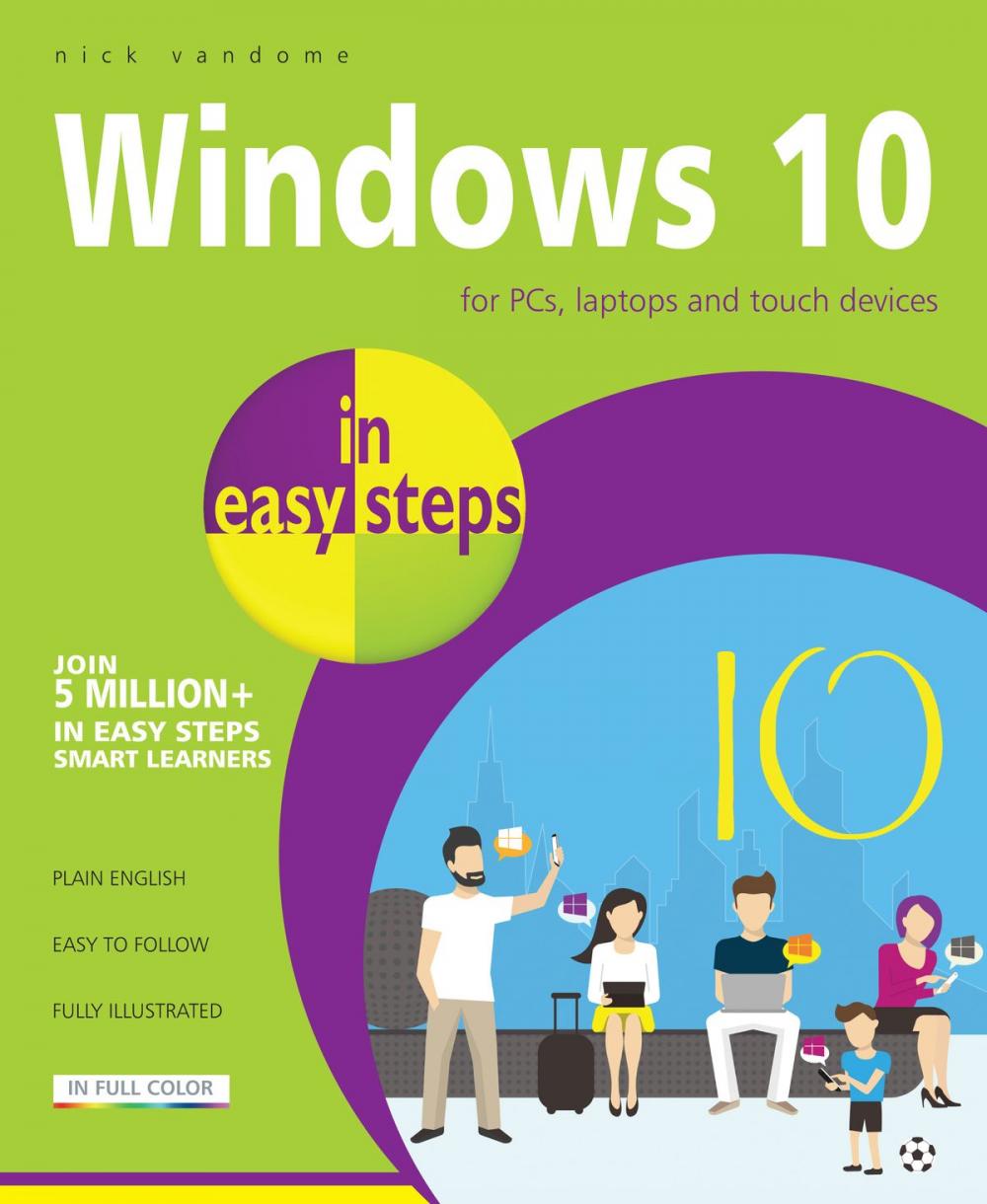 Big bigCover of Windows 10 in easy steps