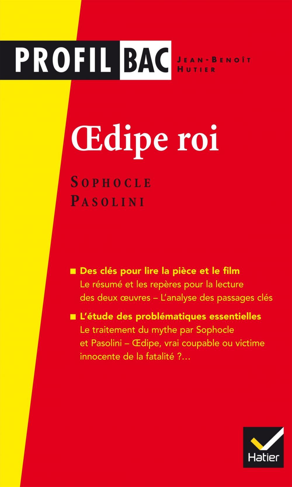 Big bigCover of Sophocle/Pasolini, Oedipe roi