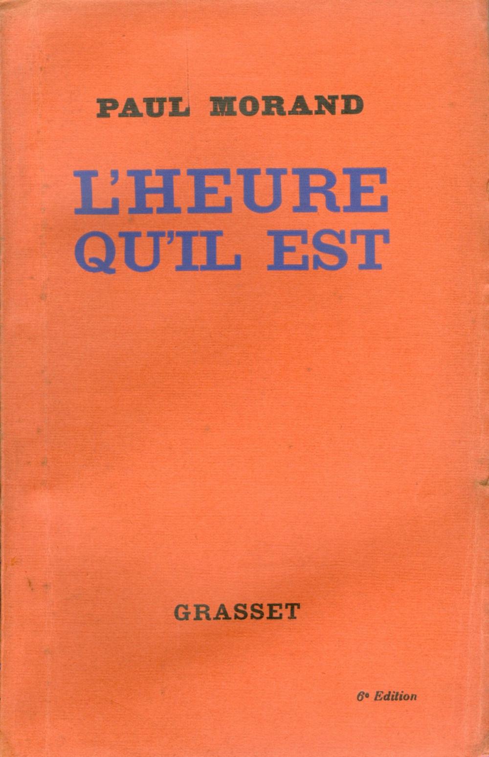 Big bigCover of L'heure qu'il est