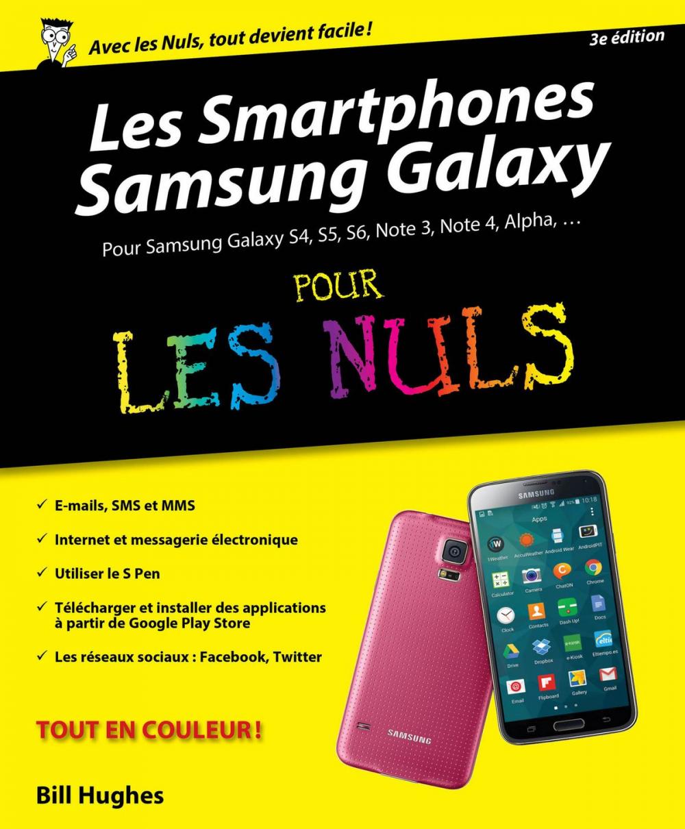 Big bigCover of Smartphones Samsung Galaxy Pour les Nuls, 2ème édition