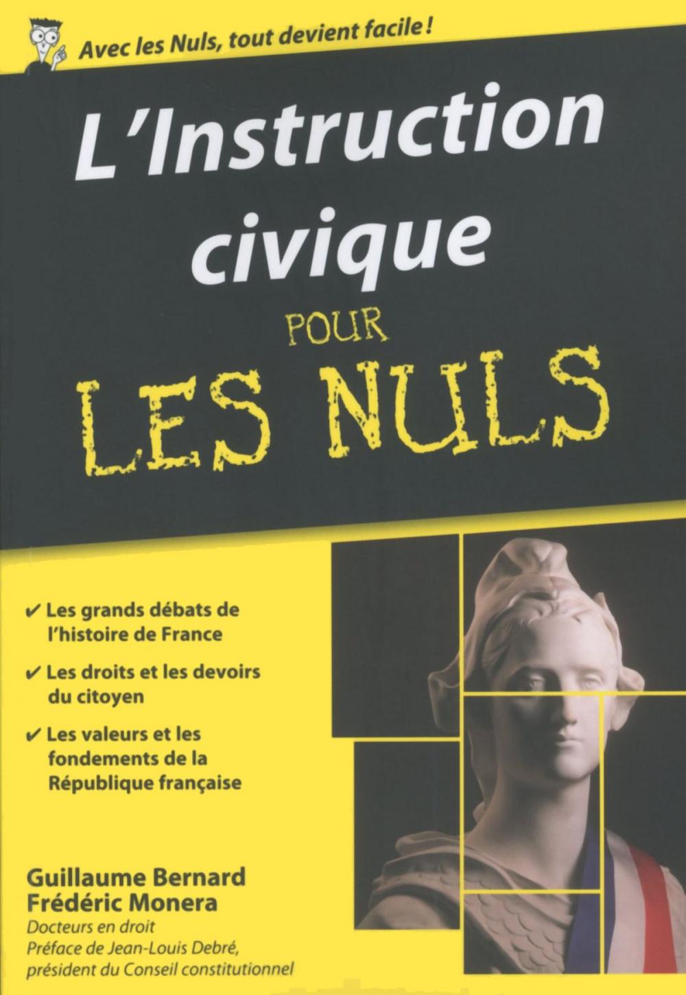 Big bigCover of L'instruction civique Pour les Nuls, édition poche