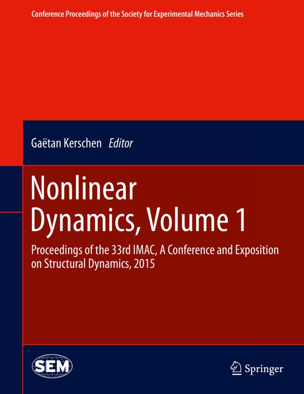 Big bigCover of Nonlinear Dynamics, Volume 1