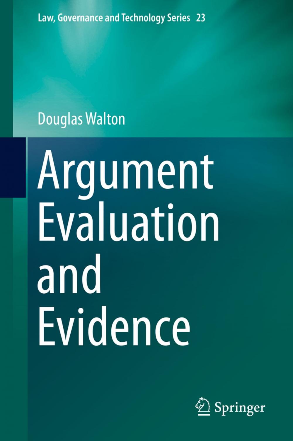 Big bigCover of Argument Evaluation and Evidence