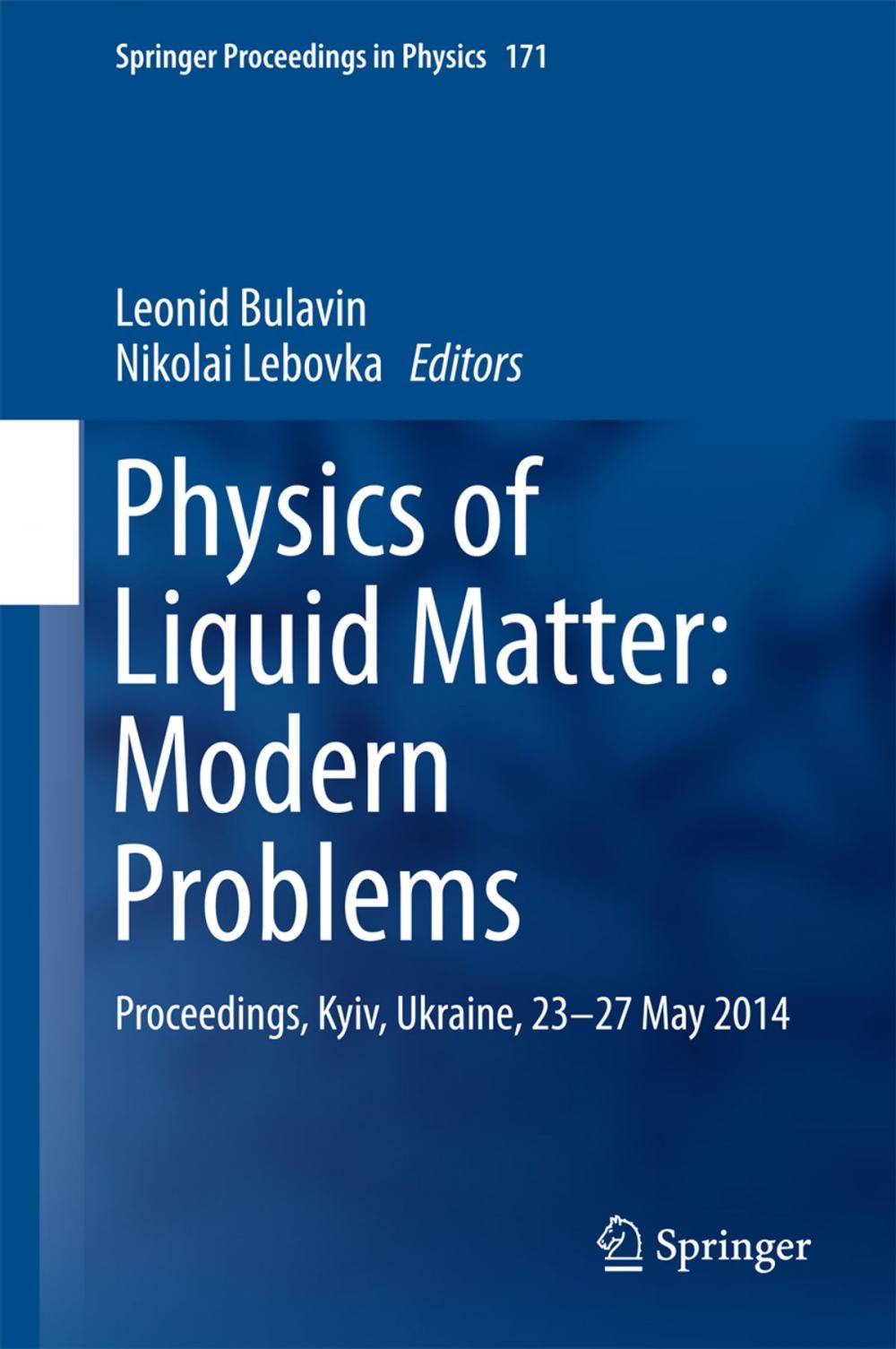 Big bigCover of Physics of Liquid Matter: Modern Problems