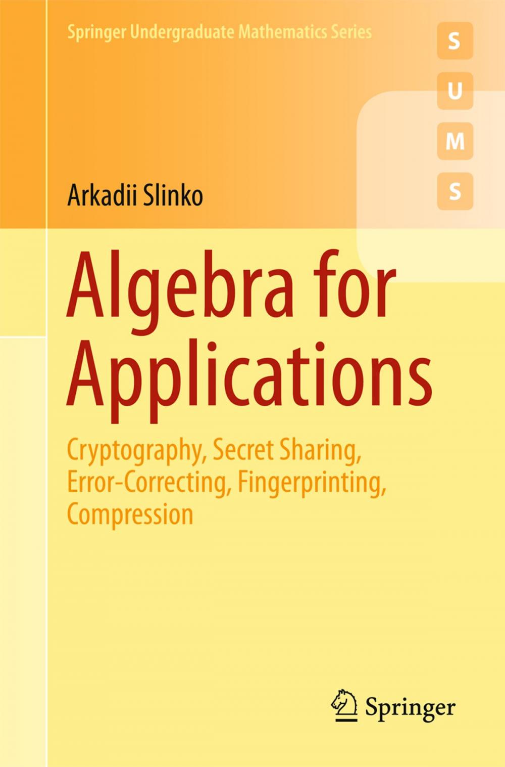 Big bigCover of Algebra for Applications