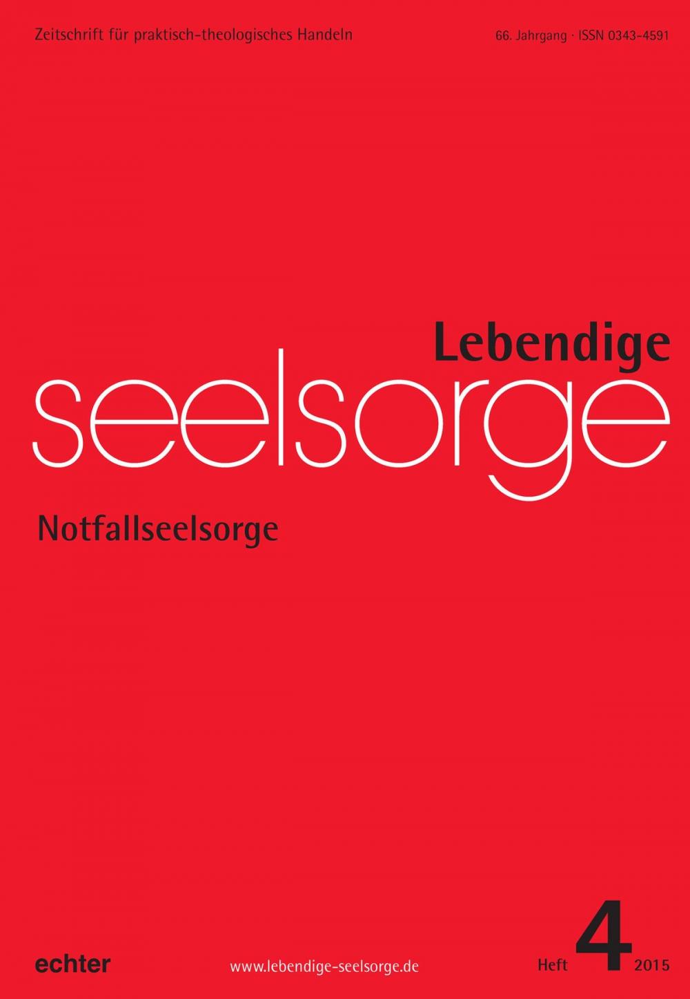 Big bigCover of Lebendige Seelsorge 4/2015