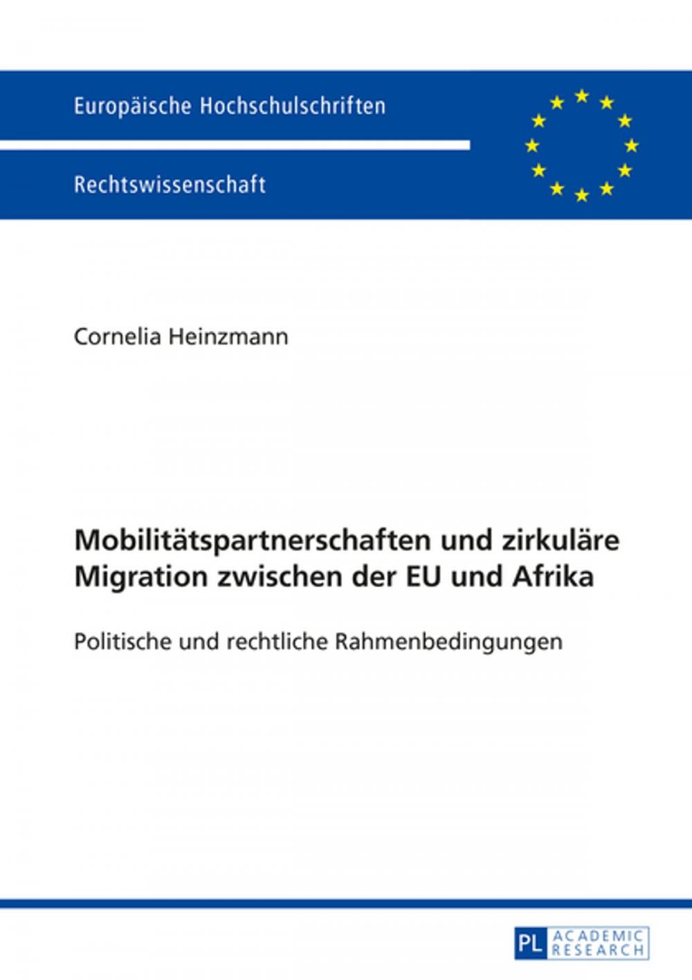 Big bigCover of Mobilitaetspartnerschaften und zirkulaere Migration zwischen der EU und Afrika
