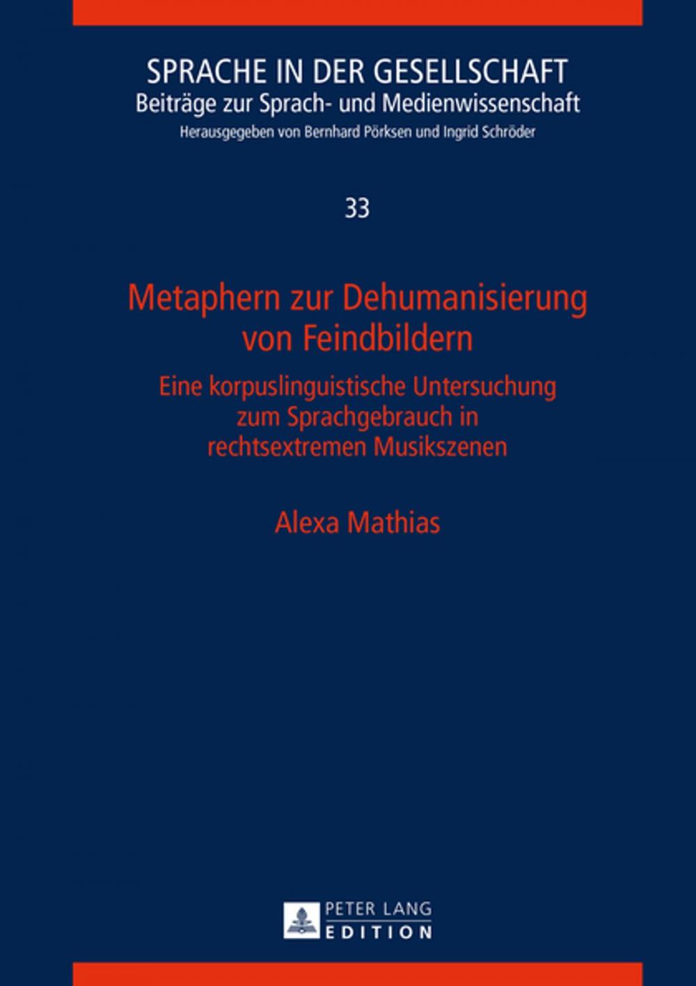 Big bigCover of Metaphern zur Dehumanisierung von Feindbildern