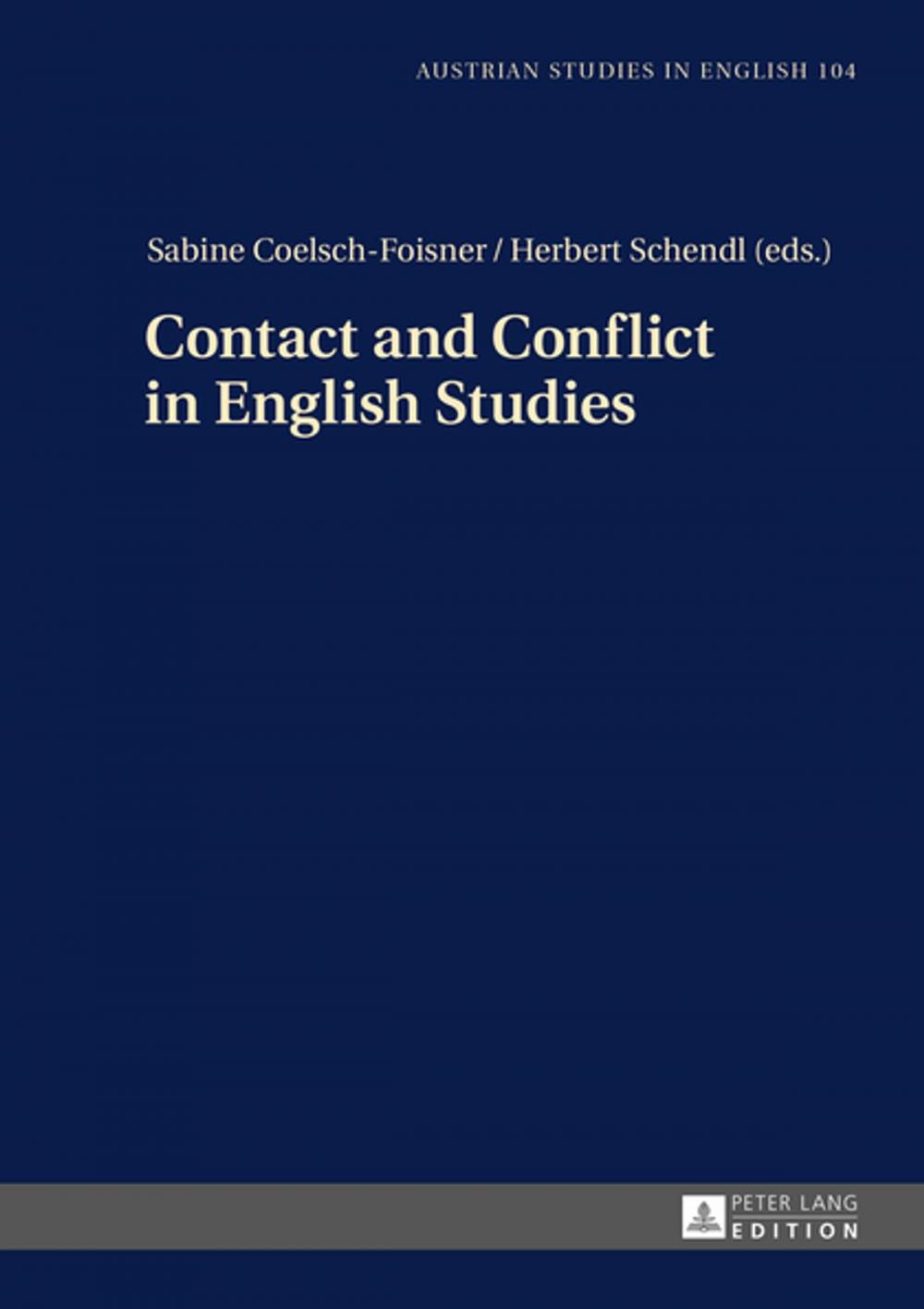 Big bigCover of Contact and Conflict in English Studies