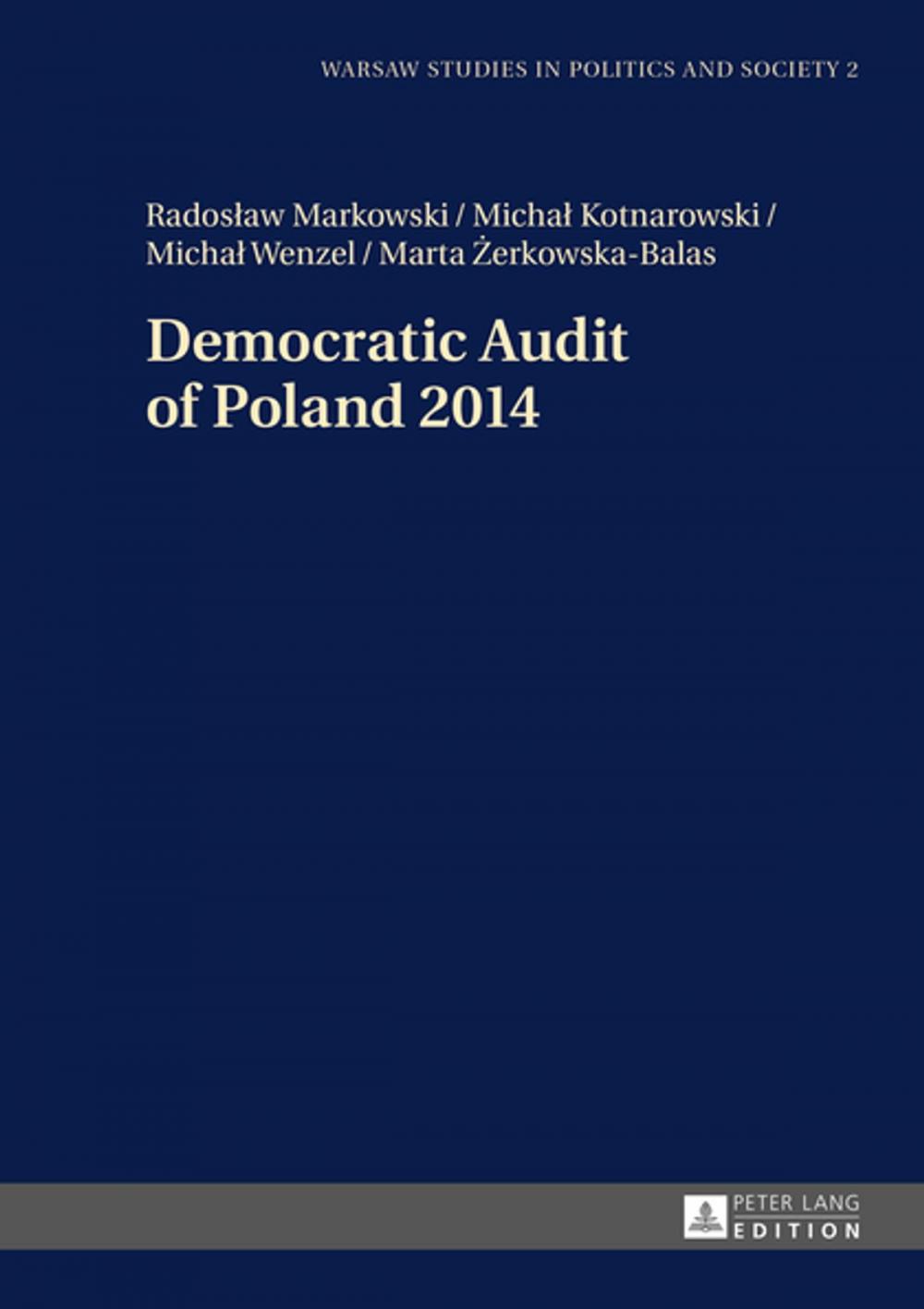 Big bigCover of Democratic Audit of Poland 2014