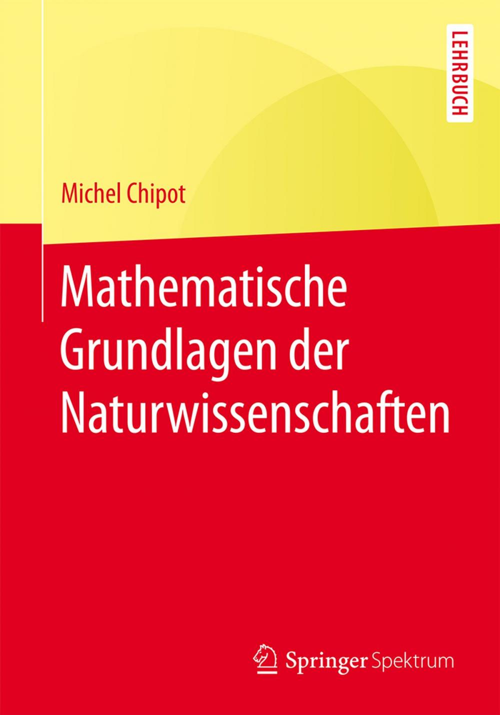 Big bigCover of Mathematische Grundlagen der Naturwissenschaften