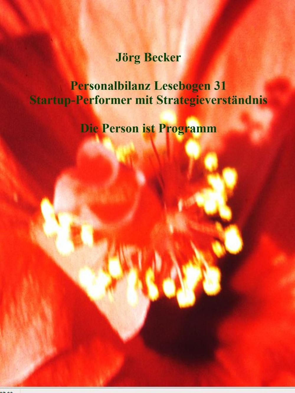 Big bigCover of Personalbilanz Lesebogen 31 Startup-Performer mit Strategieverständnis