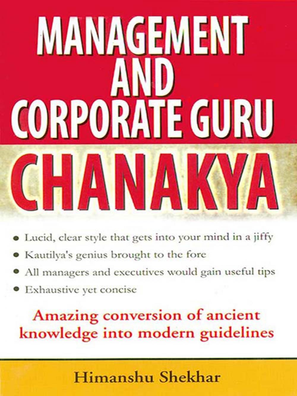 Big bigCover of Management and Corporate Guru Chanakya