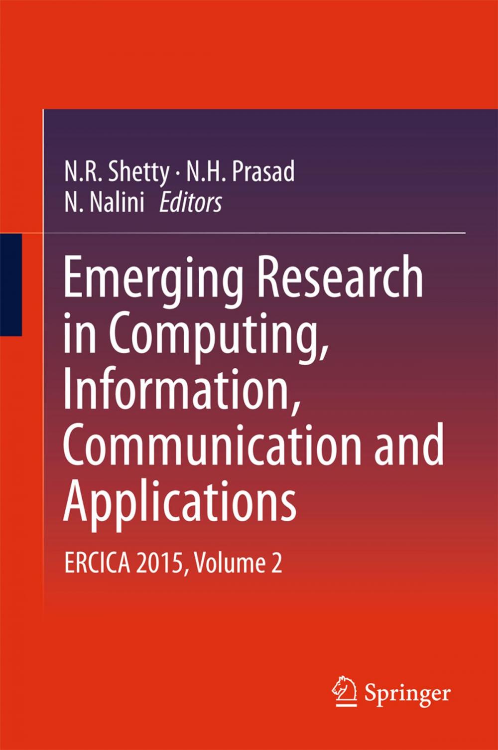 Big bigCover of Emerging Research in Computing, Information, Communication and Applications