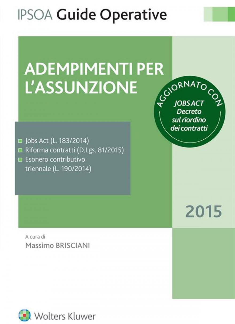 Big bigCover of Adempimenti per l'assunzione