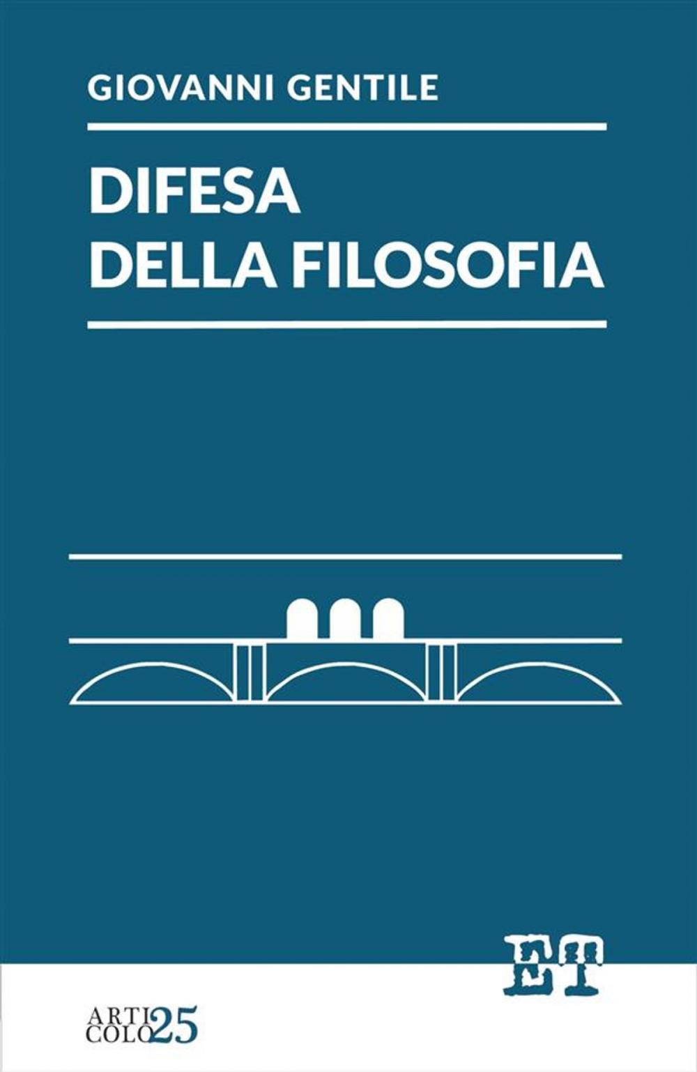 Big bigCover of Difesa della filosofia