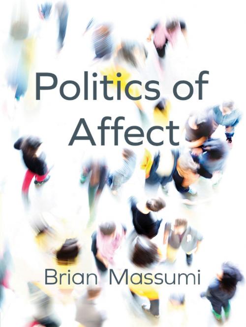 Cover of the book Politics of Affect by Brian Massumi, Wiley