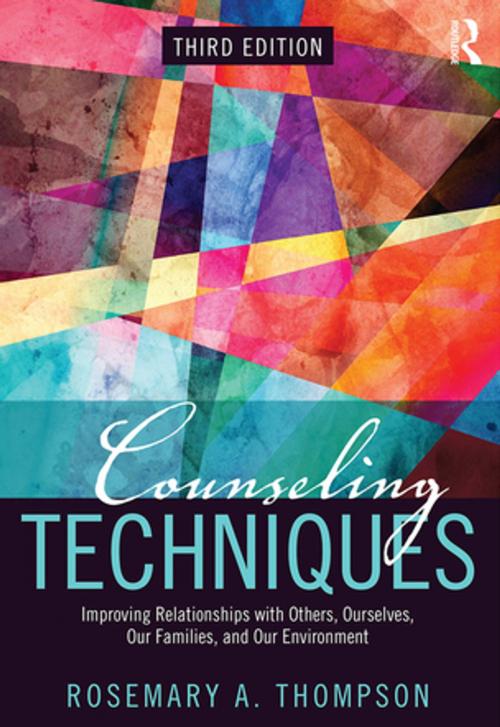 Cover of the book Counseling Techniques by Rosemary A. Thompson, Taylor and Francis