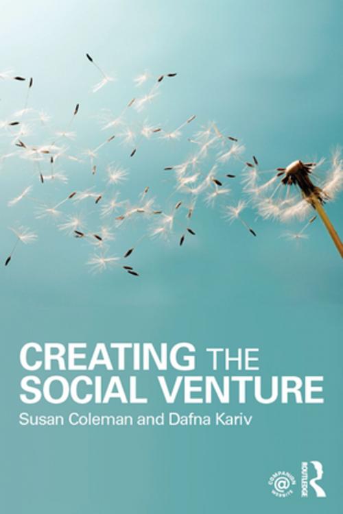 Cover of the book Creating the Social Venture by Dafna Kariv, Susan Coleman, Taylor and Francis