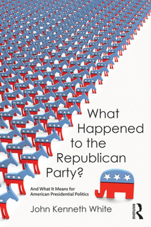 Cover of the book What Happened to the Republican Party? by John Kenneth White, Taylor and Francis