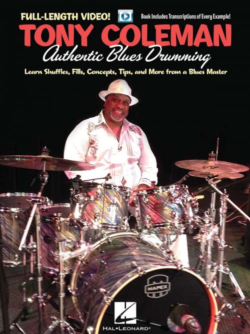 Cover of the book Tony Coleman - Authentic Blues Drumming by Tony Coleman, Hal Leonard