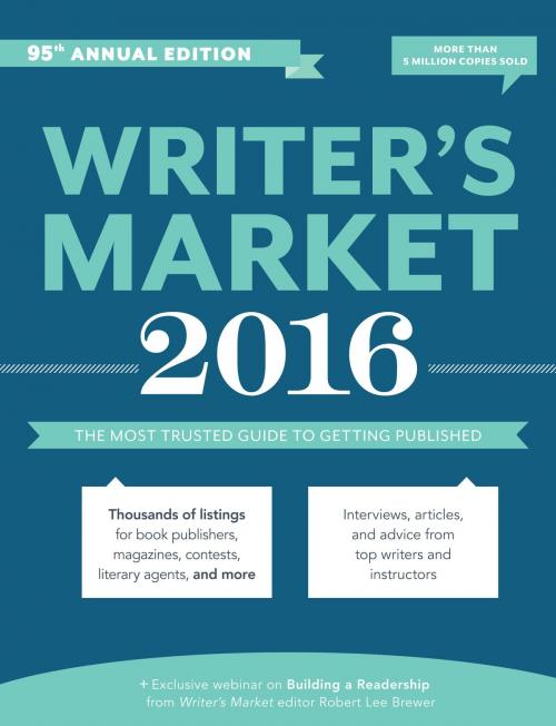 Cover of the book Writer's Market 2016 by , Penguin Publishing Group