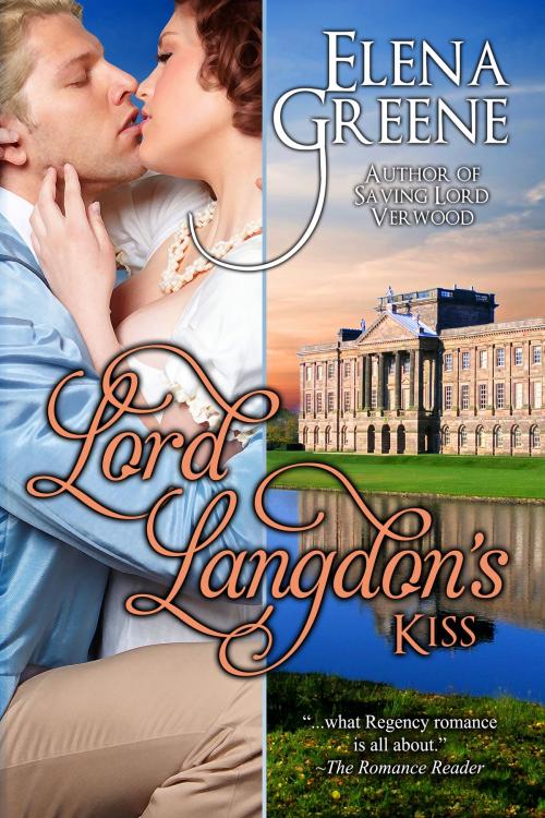 Cover of the book Lord Langdon's Kiss by Elena Greene, Cherwell Cottage Press