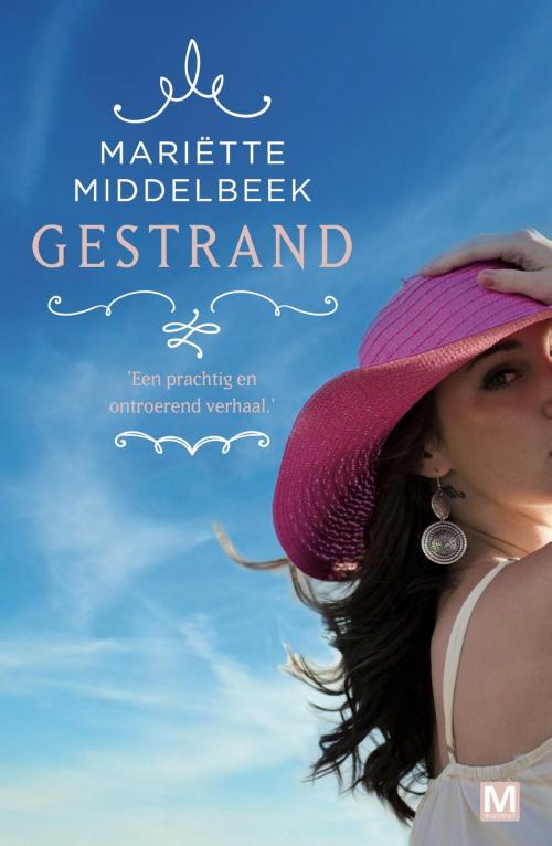 Cover of the book Gestrand by Mariëtte Middelbeek, Uitgeverij Marmer B.V.