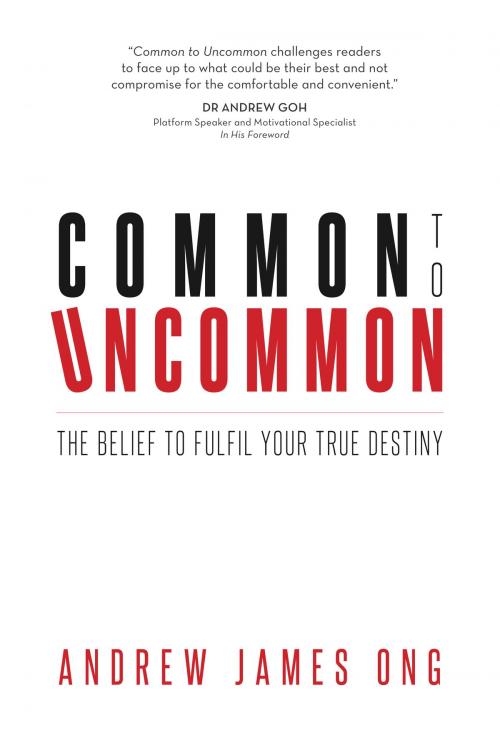 Cover of the book Common to Uncommon: The Belief to Fulfil Your True Destiny by Andrew James Ong, We Green Solutions