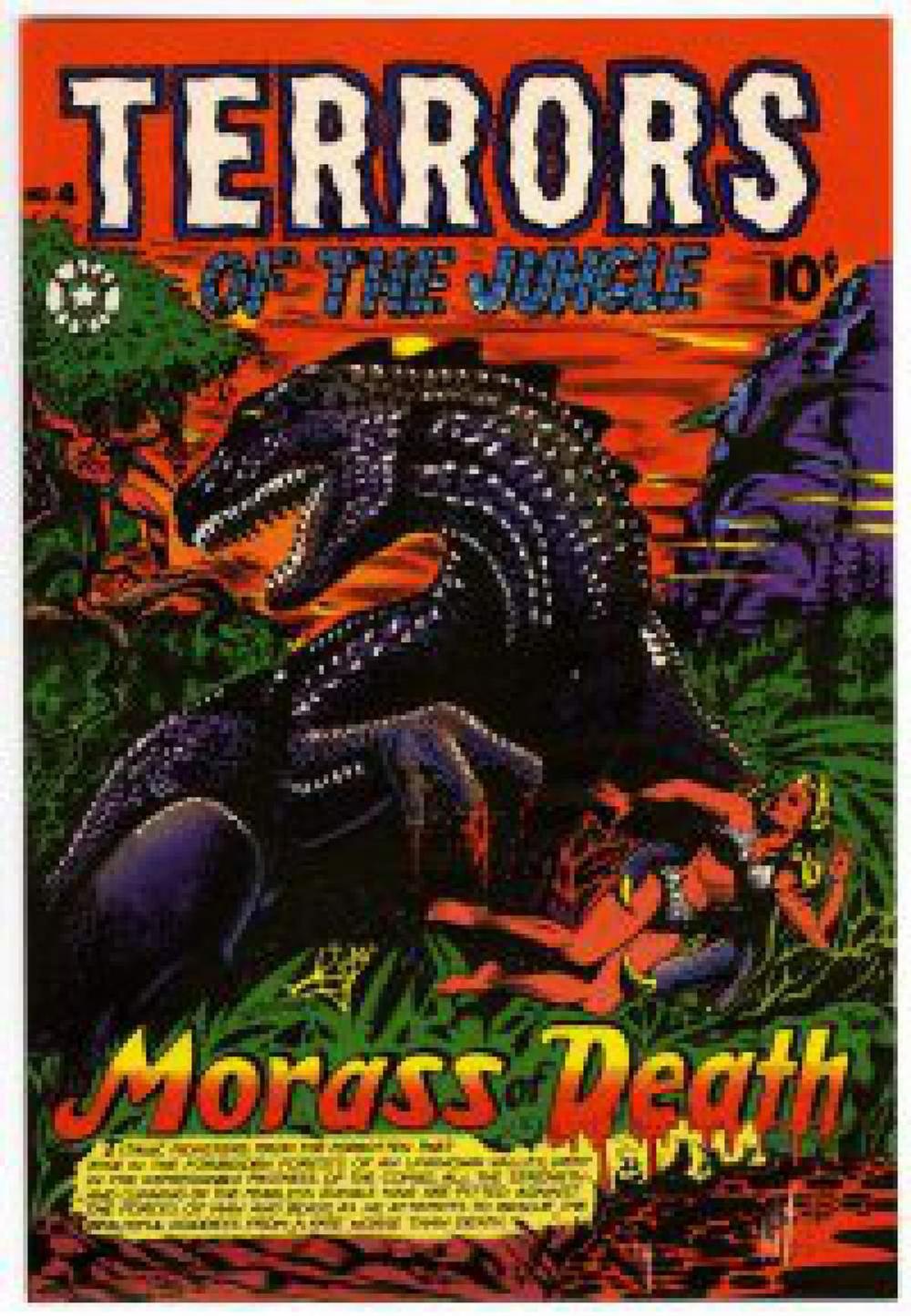 Big bigCover of Terrors of the Jungle Six Issue Jumbo Comic