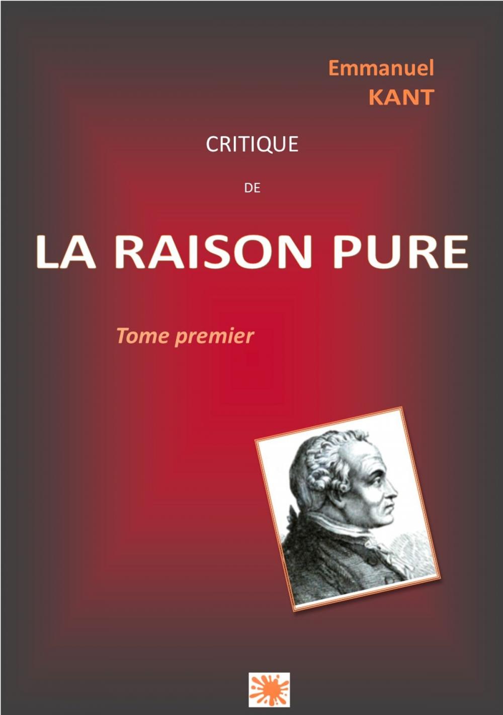 Big bigCover of CRITIQUE DE LA RAISON PURE