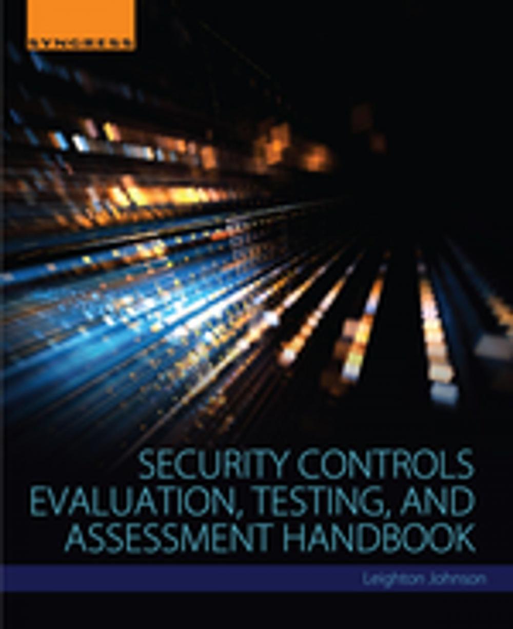 Big bigCover of Security Controls Evaluation, Testing, and Assessment Handbook