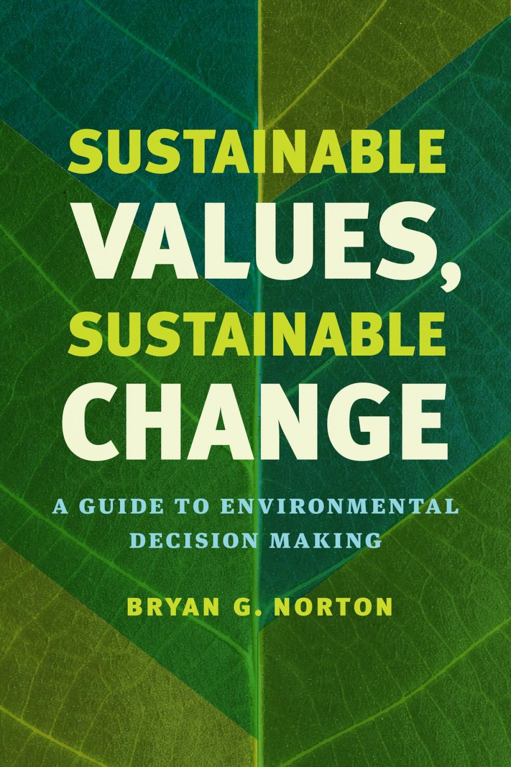 Big bigCover of Sustainable Values, Sustainable Change