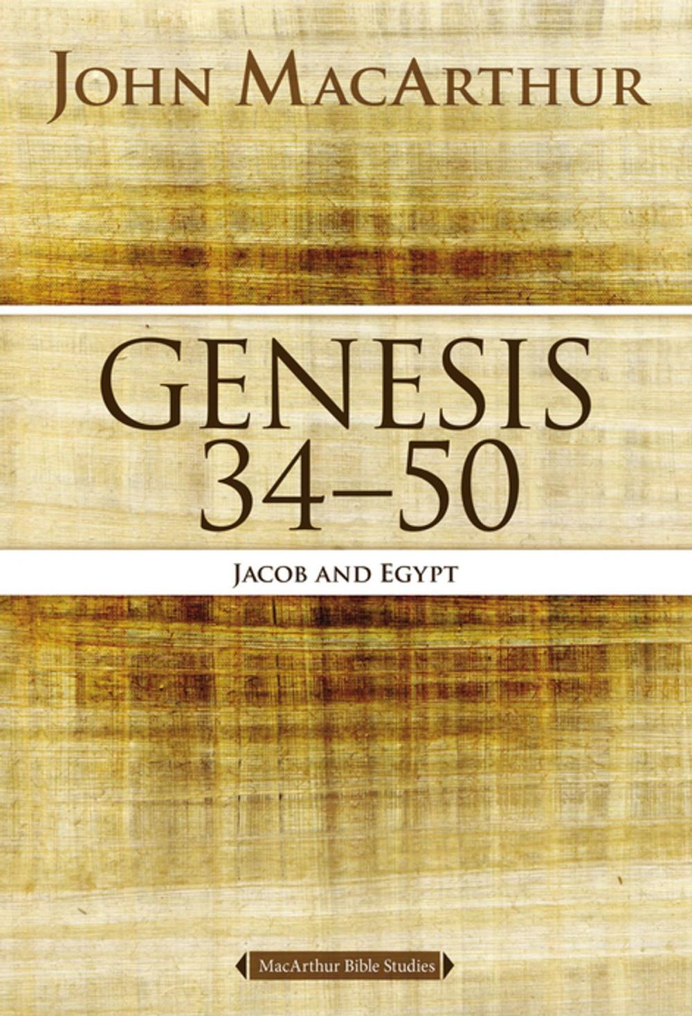 Big bigCover of Genesis 34 to 50