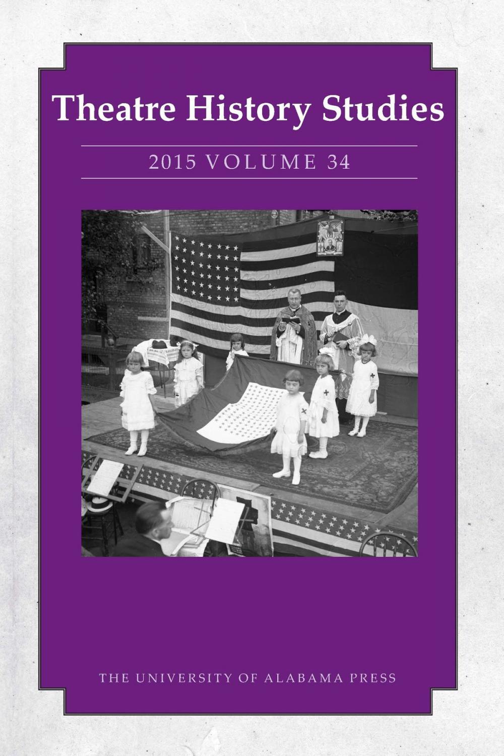 Big bigCover of Theatre History Studies 2015, Vol. 34