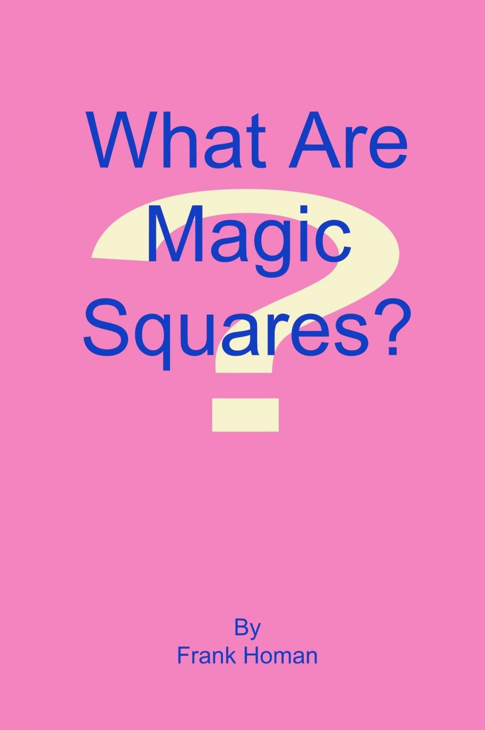 Big bigCover of What Are Magic Squares?