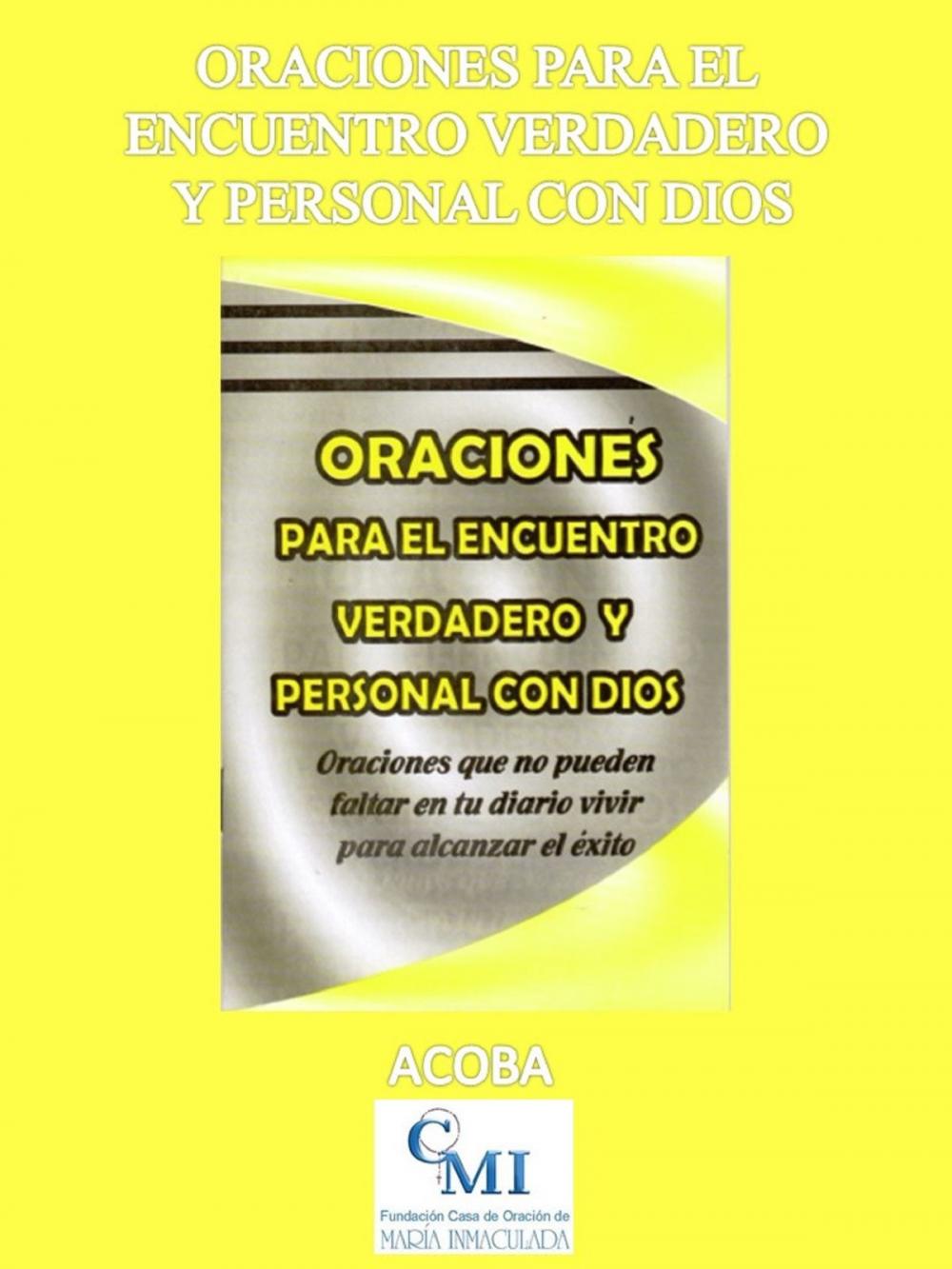 Big bigCover of Oraciones para el encuentro verdadero y personal con Dios