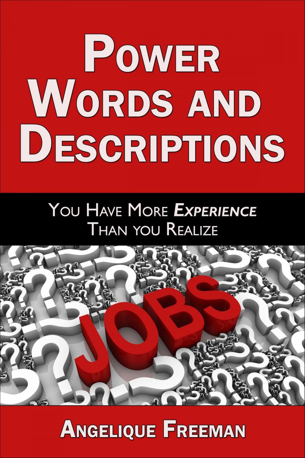 Big bigCover of Power Words And Descriptions; You Have More Experience Than You Realize