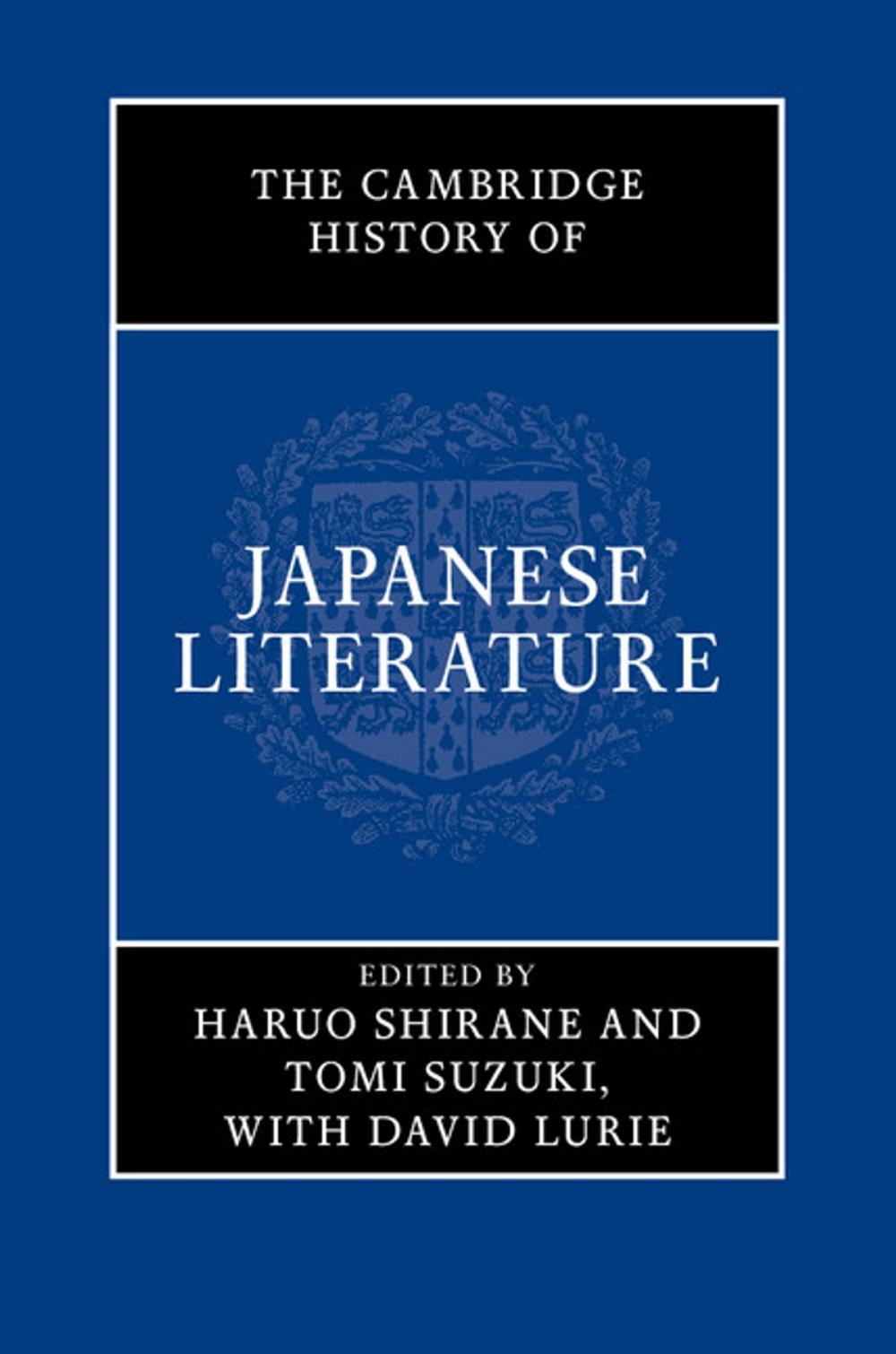 Big bigCover of The Cambridge History of Japanese Literature