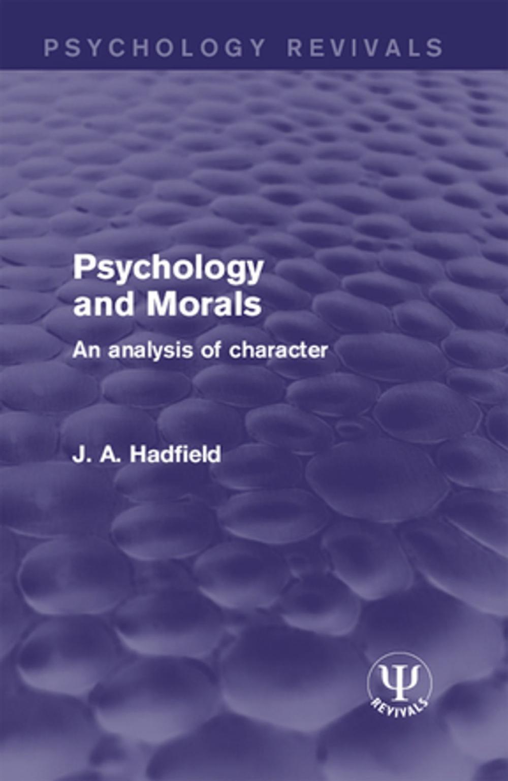 Big bigCover of Psychology and Morals