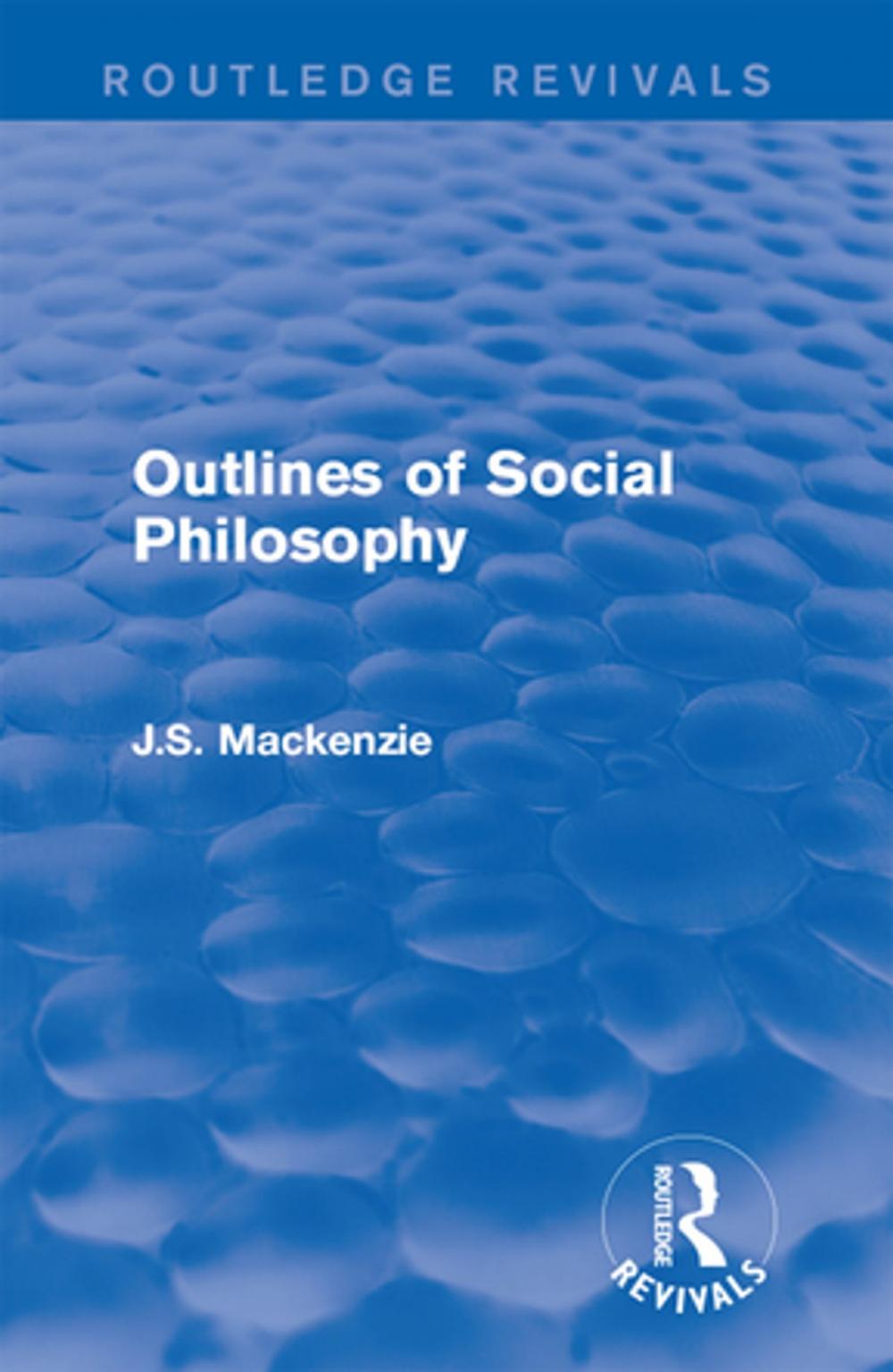 Big bigCover of Outlines of Social Philosophy