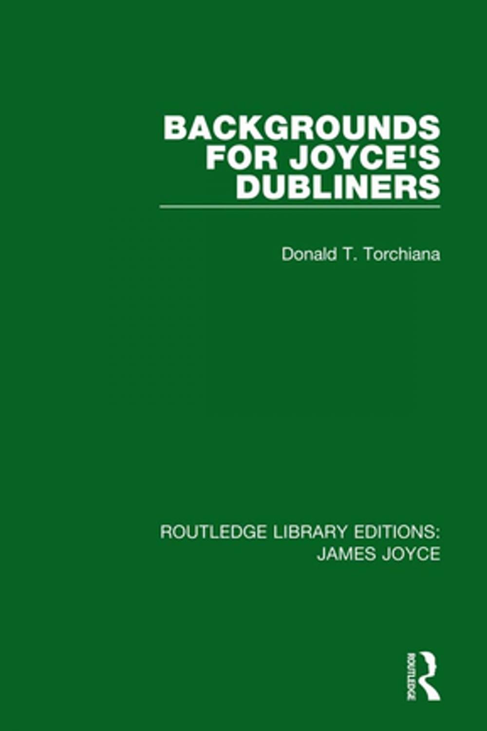 Big bigCover of Backgrounds for Joyce's Dubliners