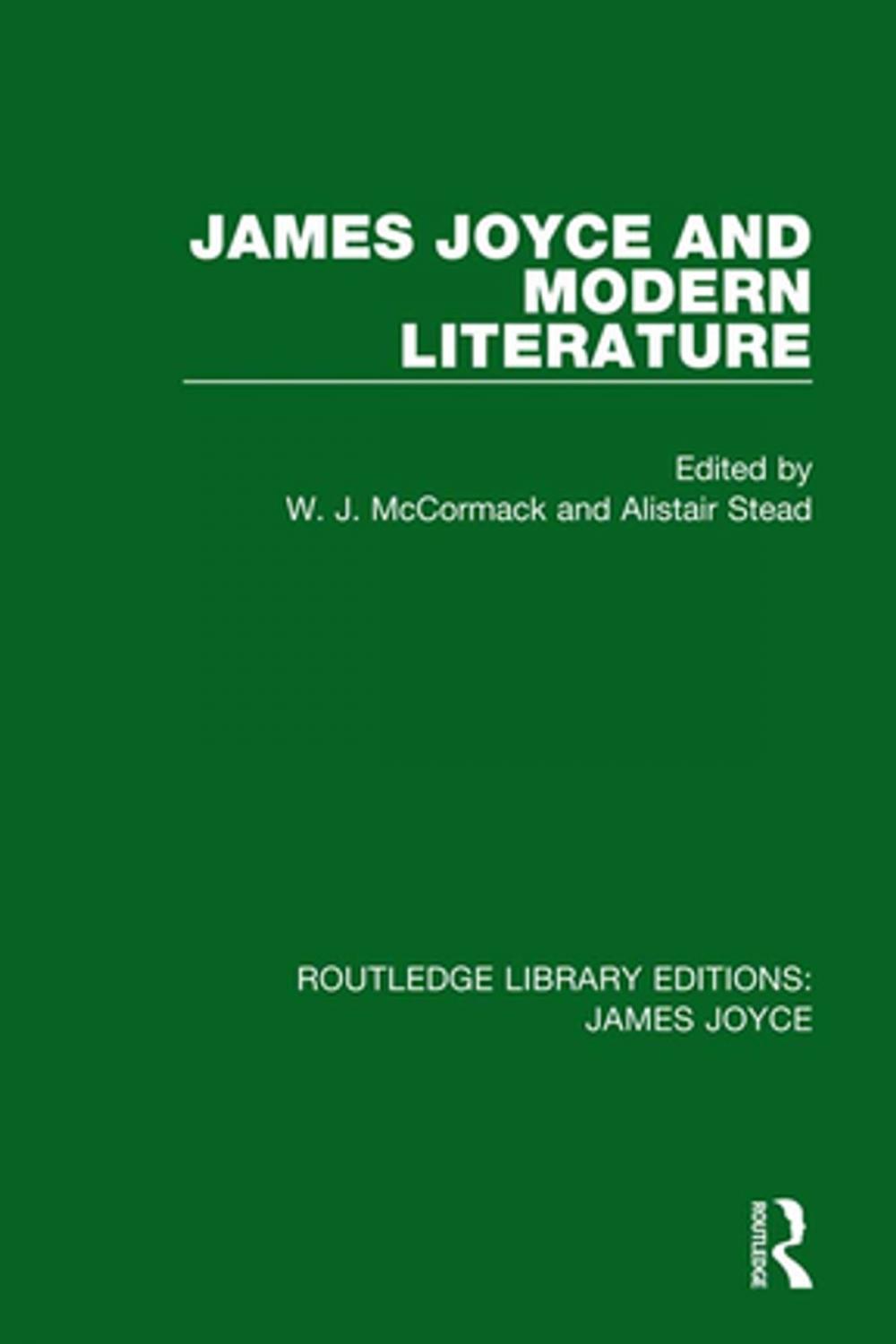 Big bigCover of James Joyce and Modern Literature